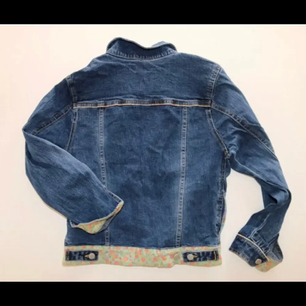 TCP Children's Place Girl's XL 2-Pc Set: Denim Jacket + Blouse Set‎ ULTRA CLEAN